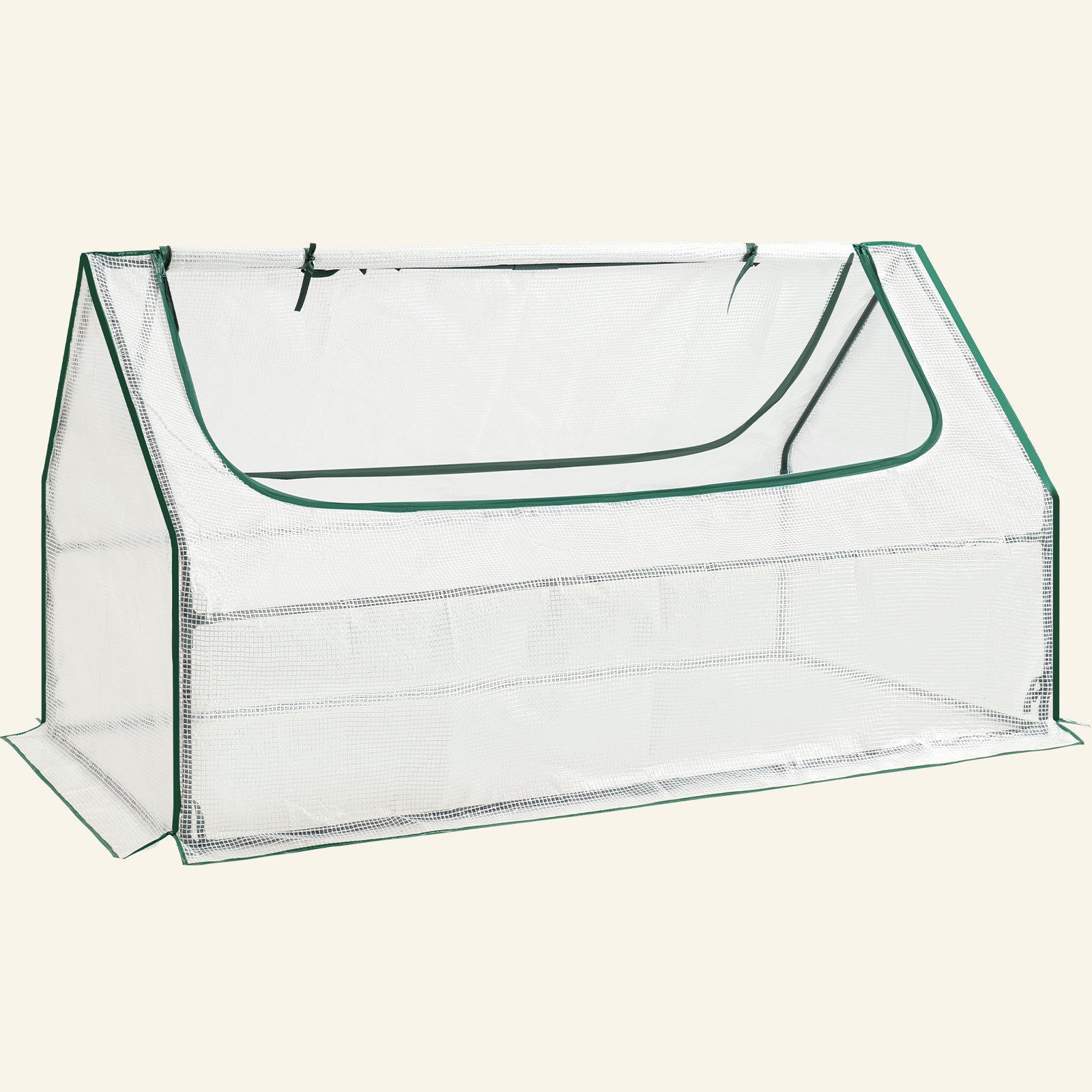 Greenhouse 8x4x1ft for Rectangular Galvanized Raised Garden Bed