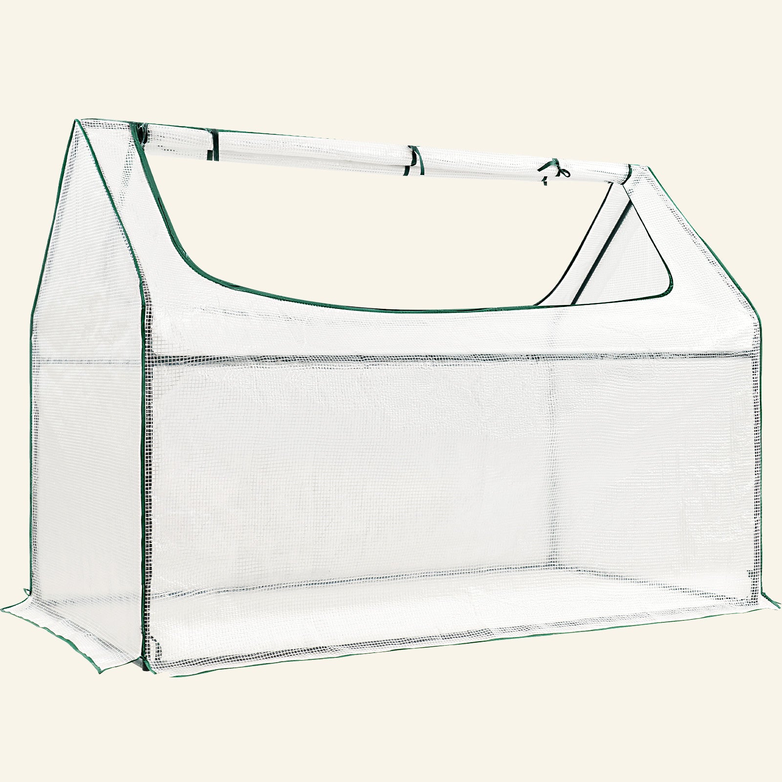 24" Tall Greenhouse 8x4x2ft for Rectangular Galvanized Raised Garden Bed